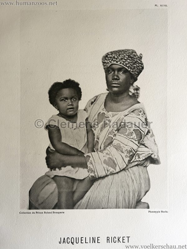 1883 International Colonial Exhibition Amsterdam - Jaqueline Ricket et sa fille Lina 2