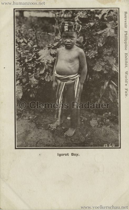 1904 St. Louis World's Fair - Philippine Exhibition - Igorot Boy