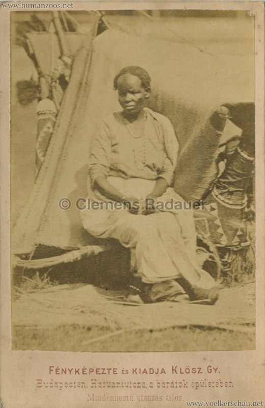CDV Afrikanerin Budapest
